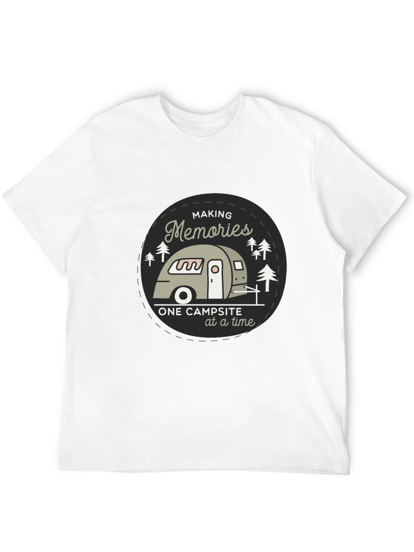 Black Camping Memories T-Shirt - Campground Adventure Tee view 12