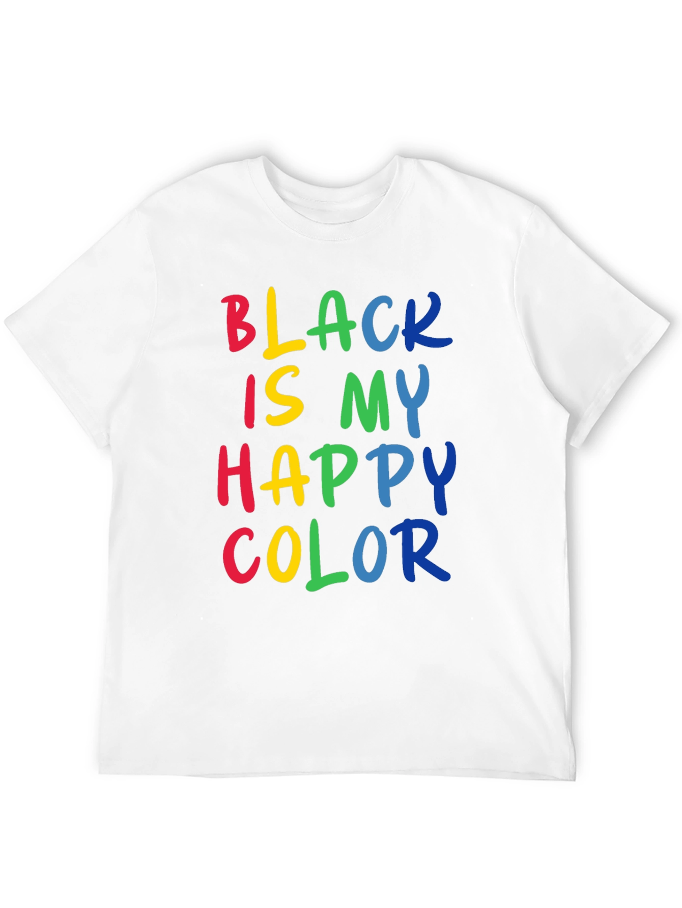 Black Black is My Happy Color Tee view 12