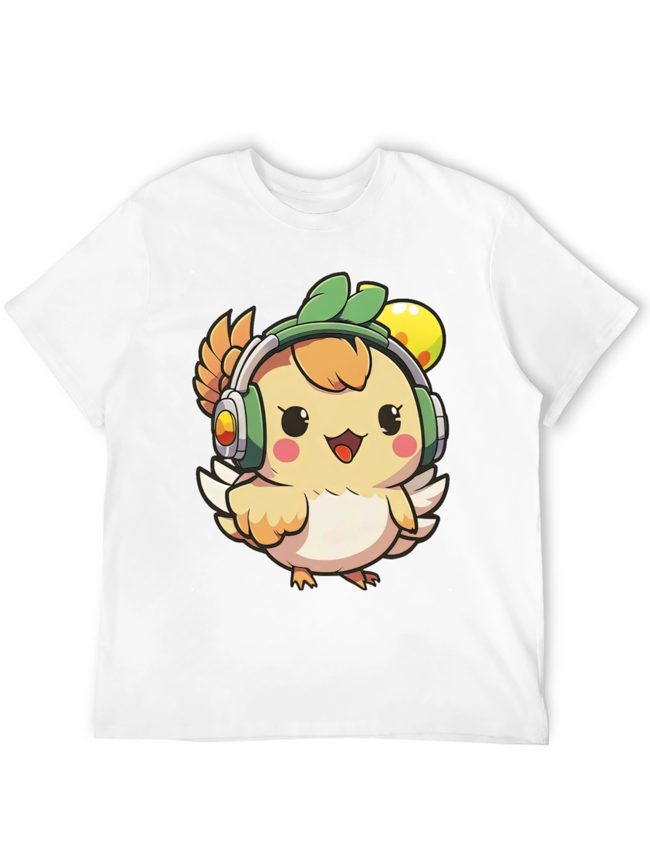 Black Cute Cartoon Chicken T-Shirt view 12
