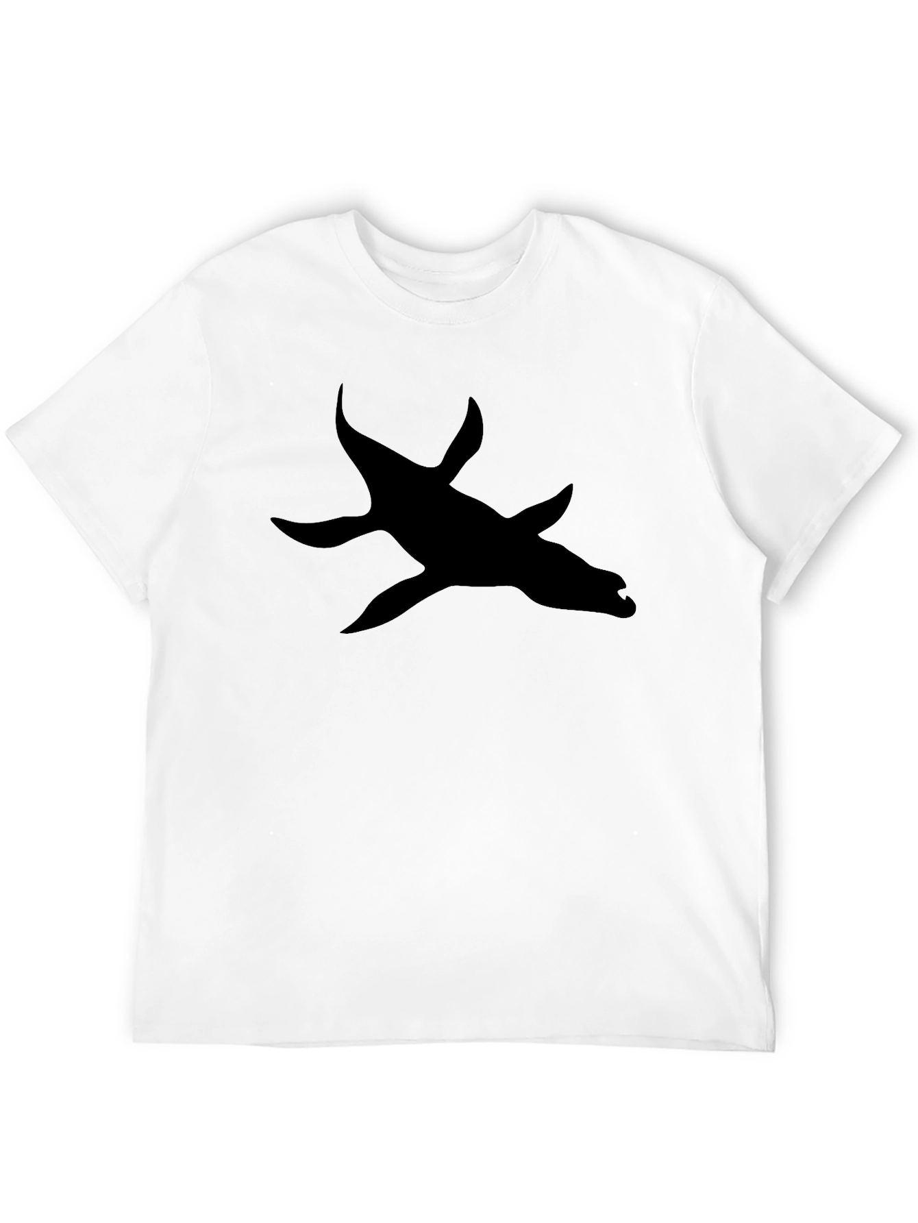 Black Black Plesiosaur Graphic Tee - Sea Monster Shirt view 12