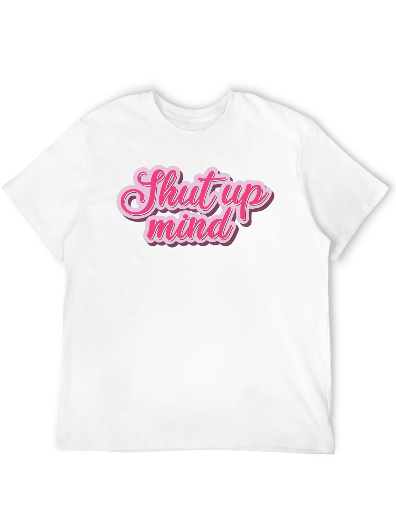 Black Shut Up Mind Graphic Tee - Stylish Black Cotton T-Shirt view 12