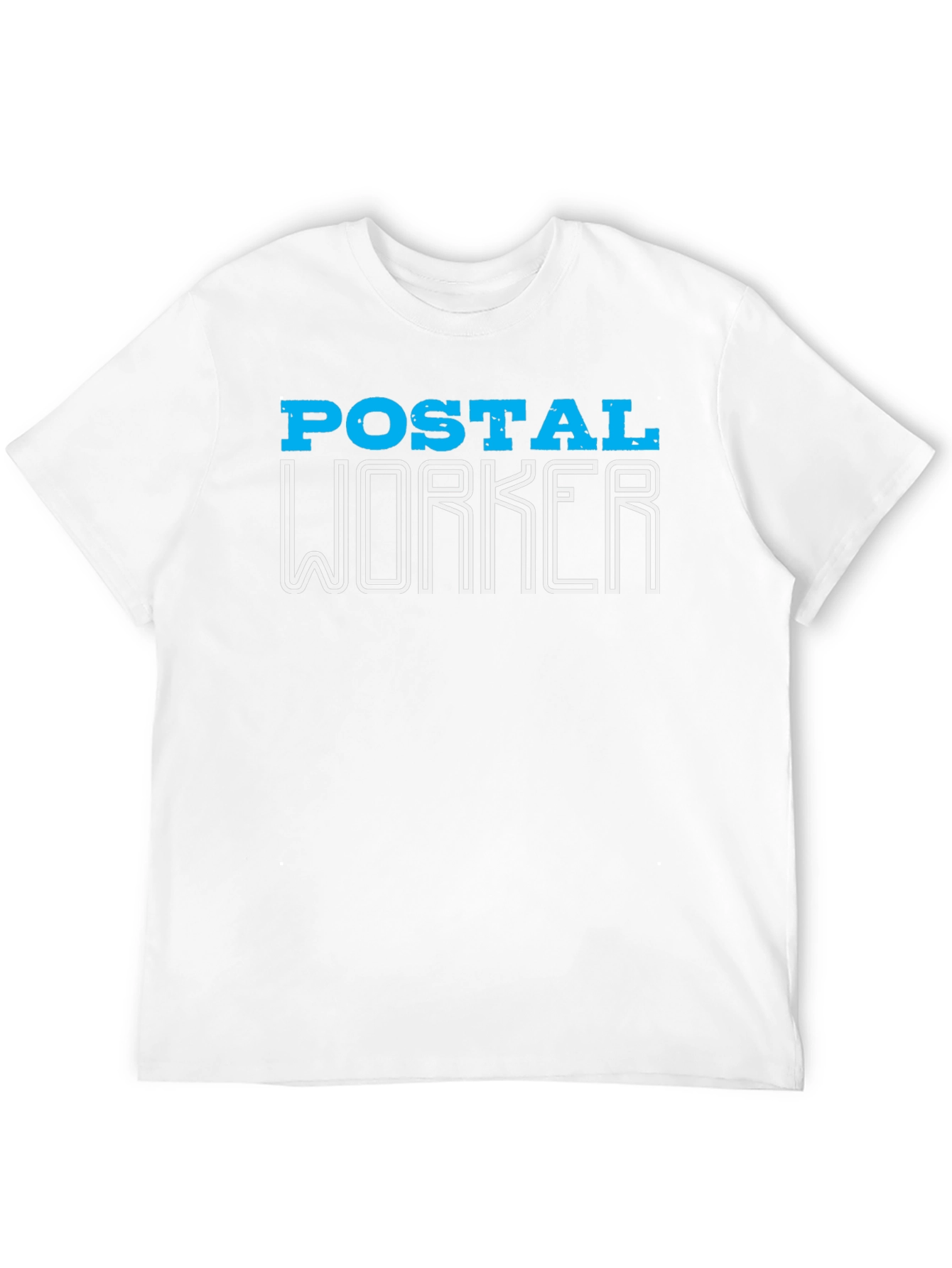 Black Postal Worker Graphic T-Shirt - Black view 12
