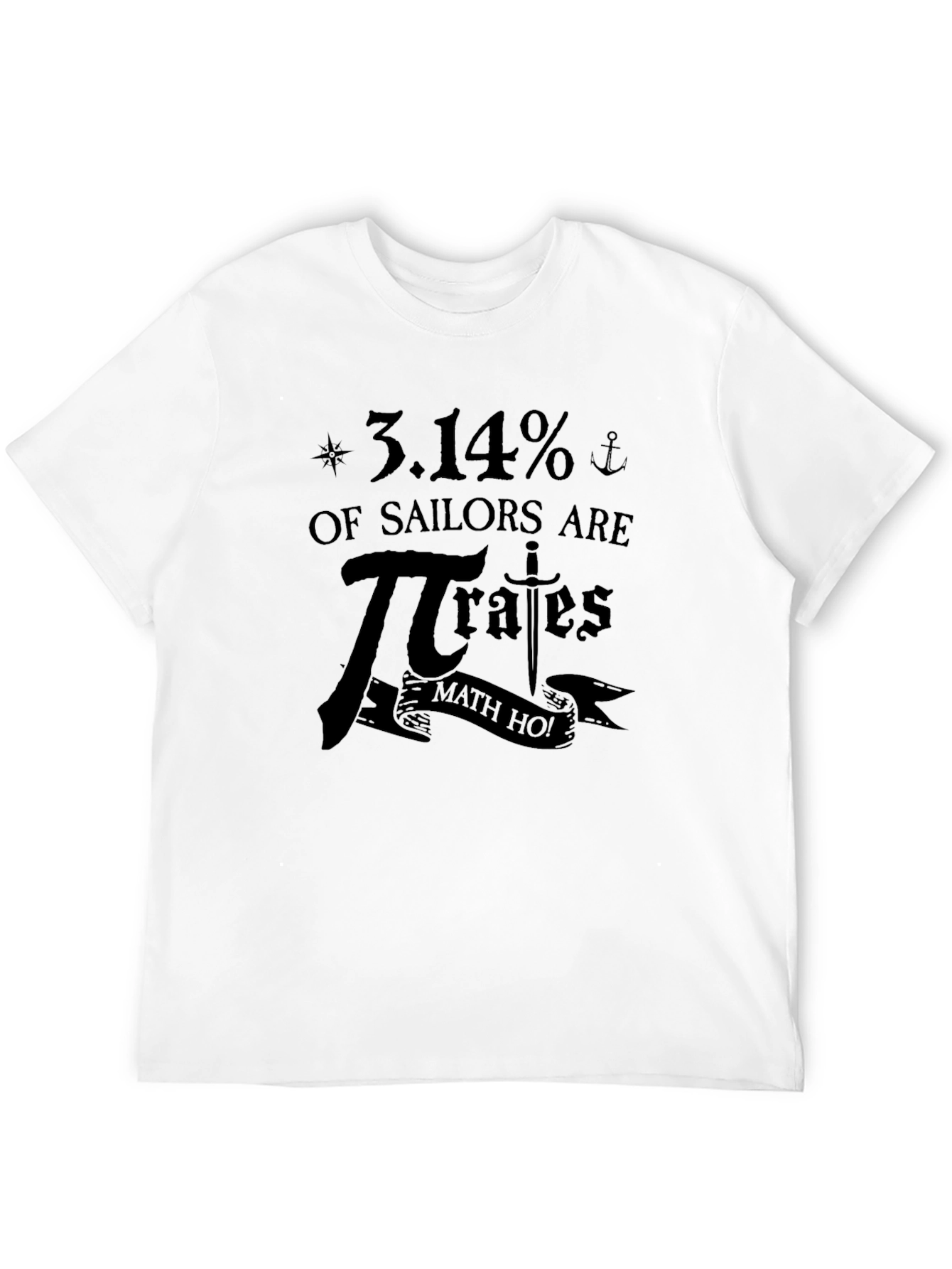 Black Math Pirate T-Shirt - 3.14% of Sailors view 12