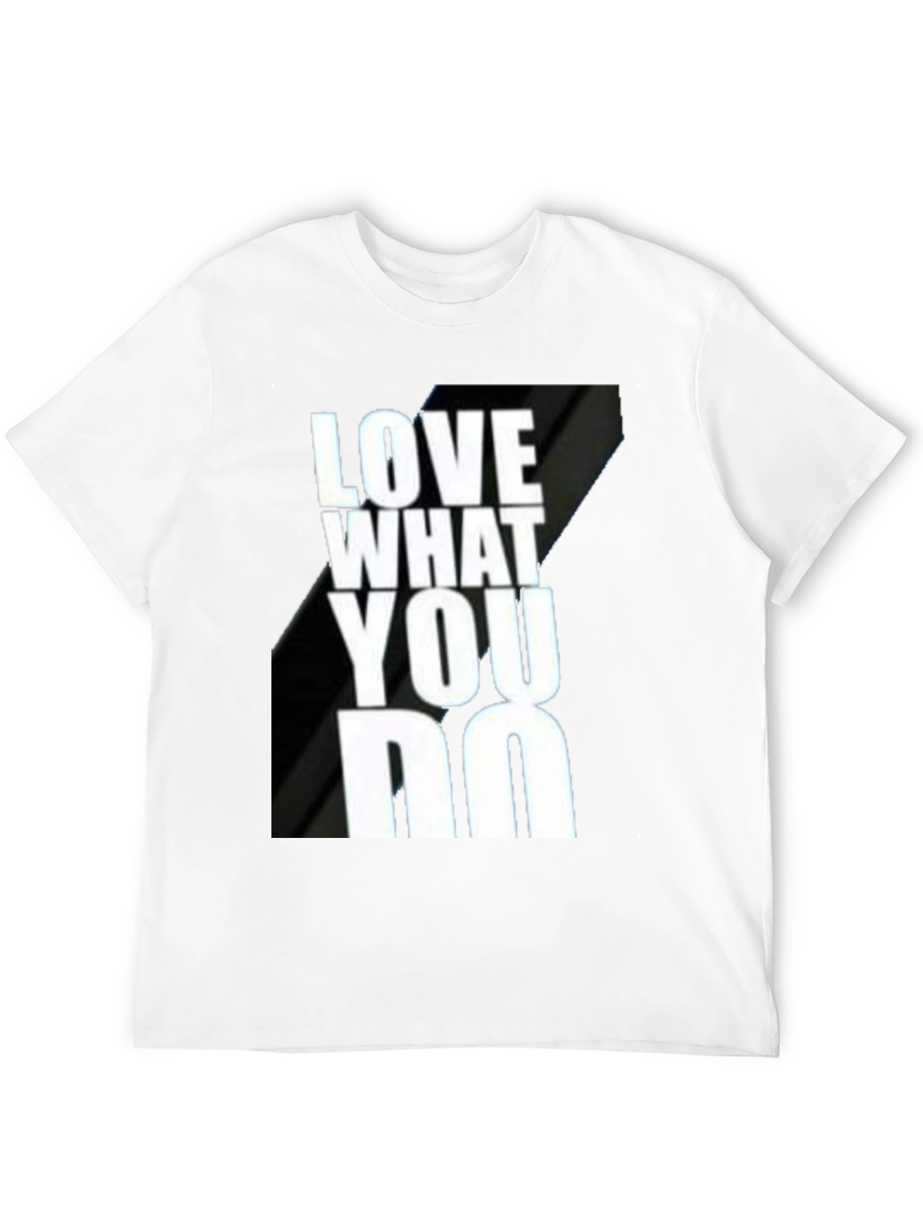 Black Love What You Do Black Graphic T-Shirt view 12
