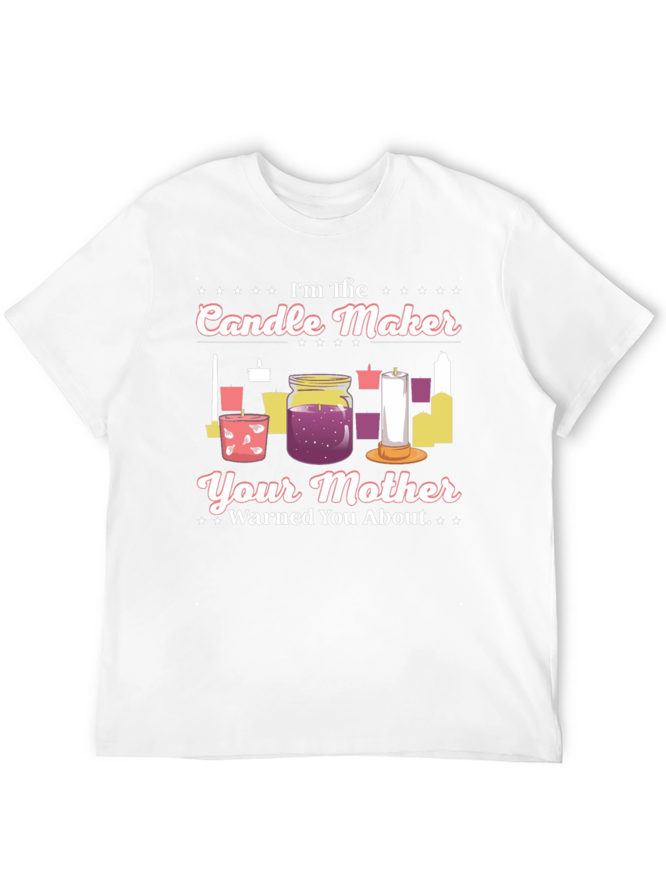 Black Candle Maker T-Shirt - Novelty Graphic Tee view 12