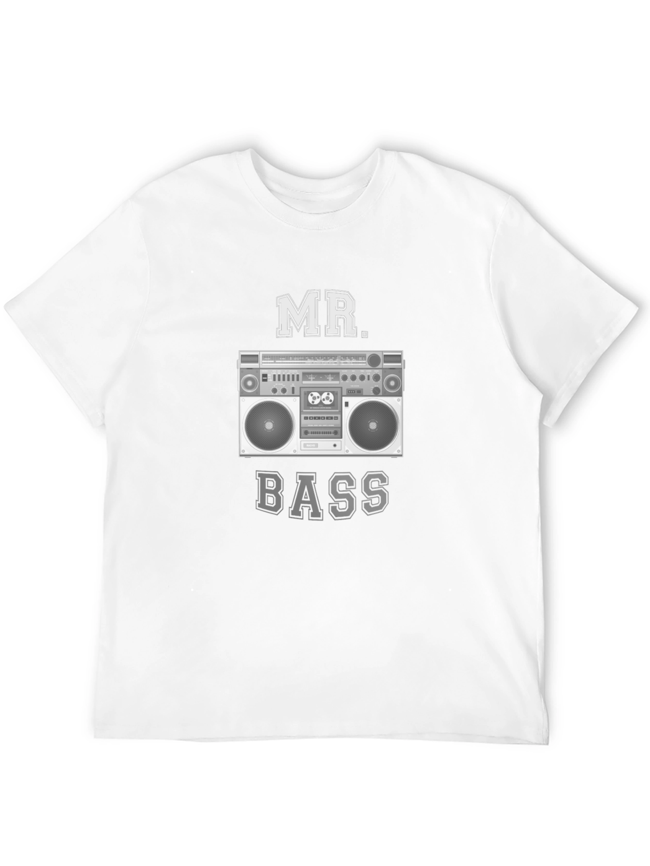 Black Mr. Bass Boombox Graphic Tee view 12