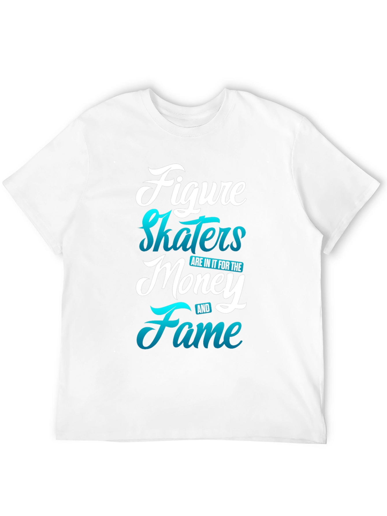 Black Figure Skaters Money Fame T-Shirt view 12