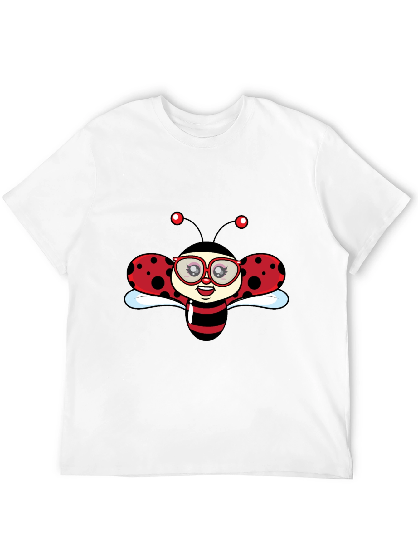 Black Ladybug Graphic Black T-Shirt view 12