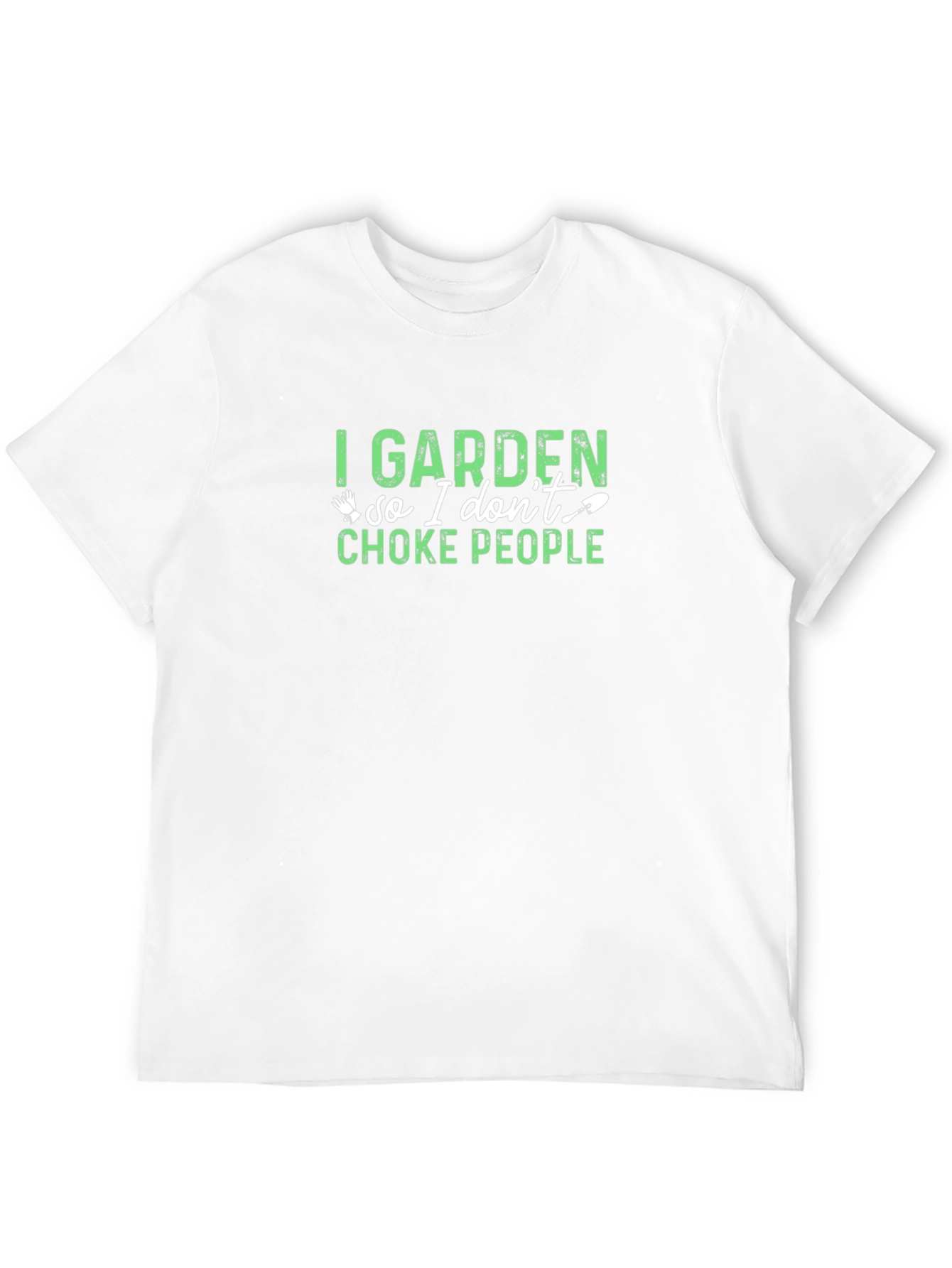 Black I Garden Funny Graphic T-Shirt view 12