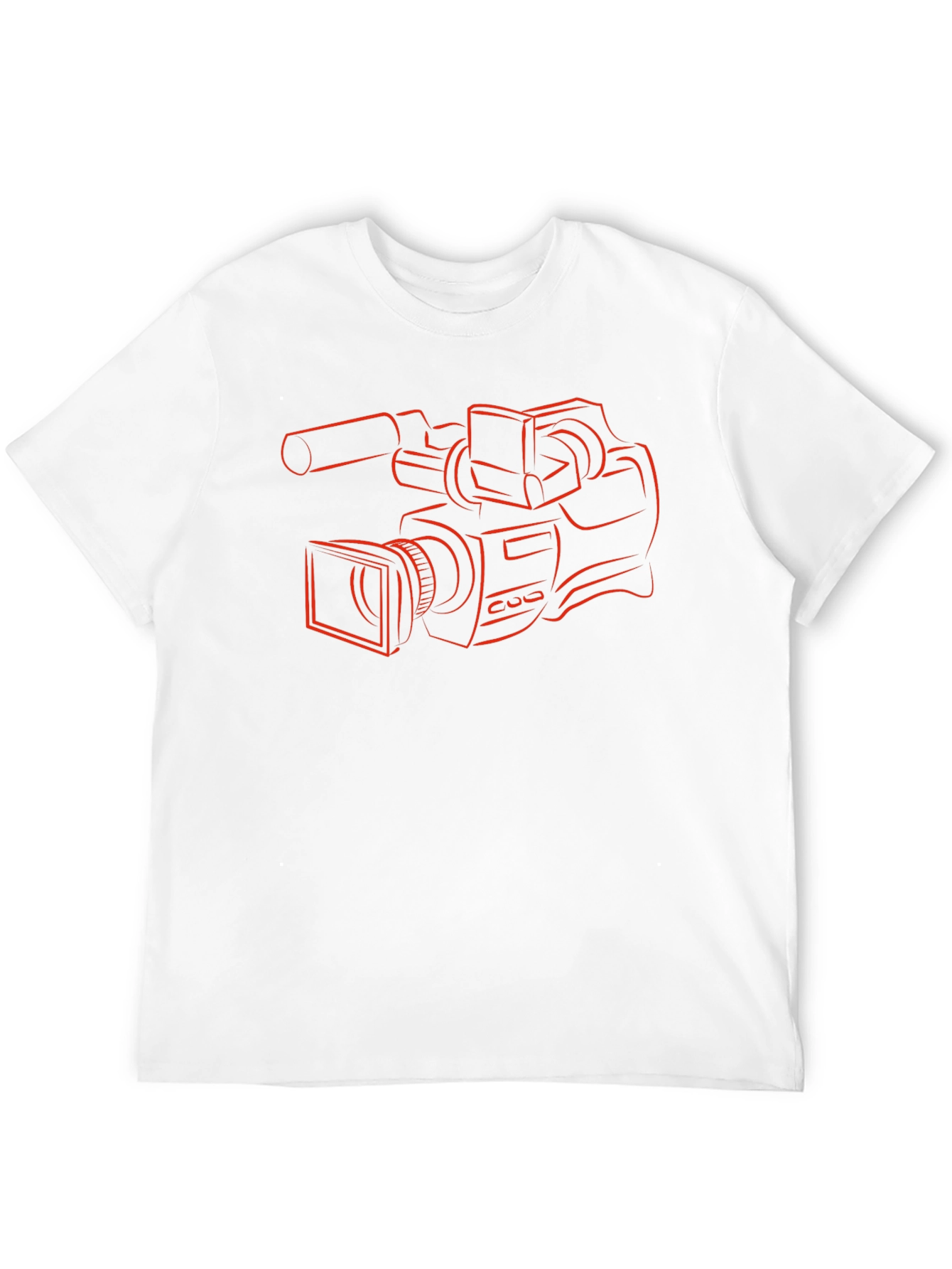 Camera Graphic Tee - Black Cotton T-Shirt - 12