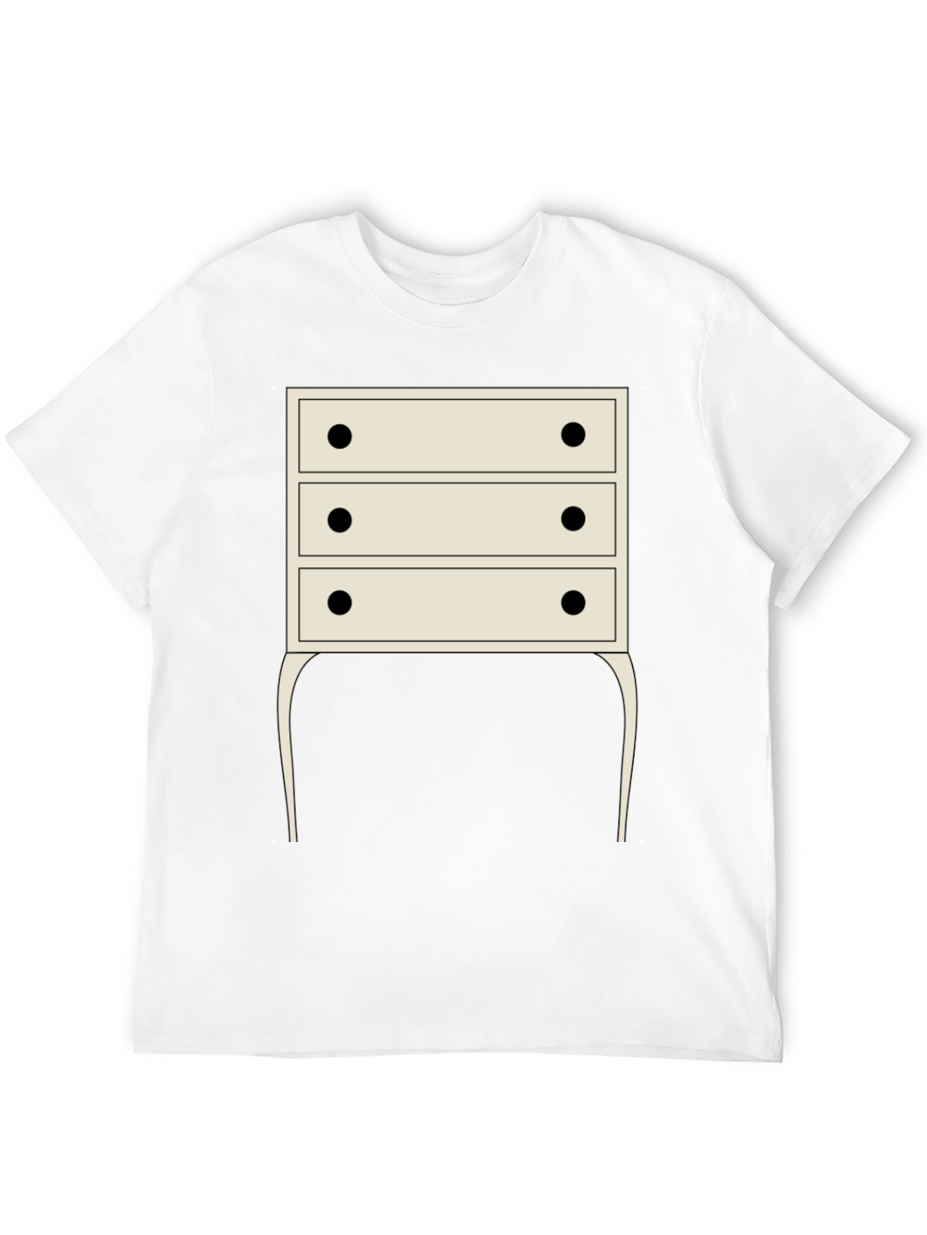 Black Drawer Dresser Graphic Tee - Unique Design view 12