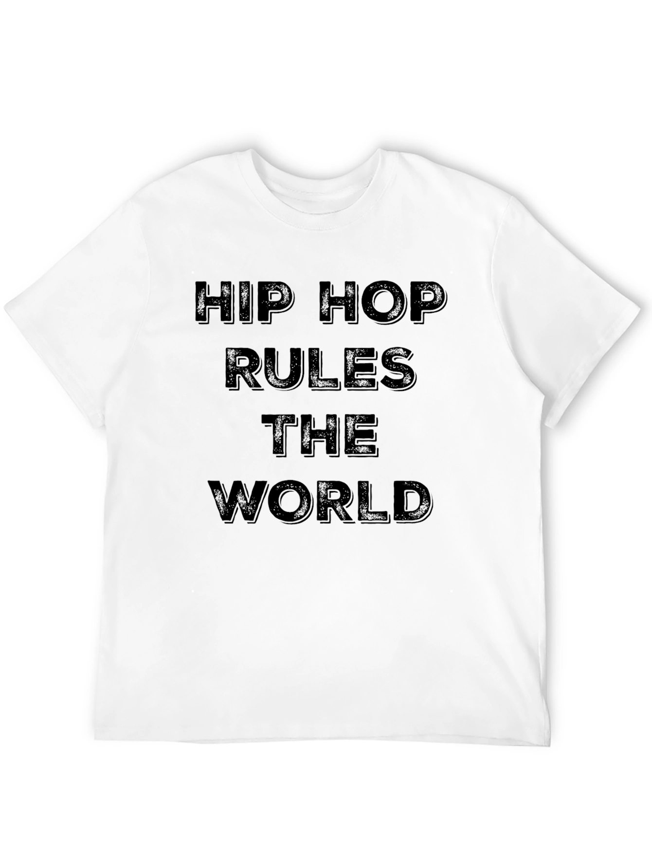 Black Hip Hop Rules the World Black T-Shirt view 12