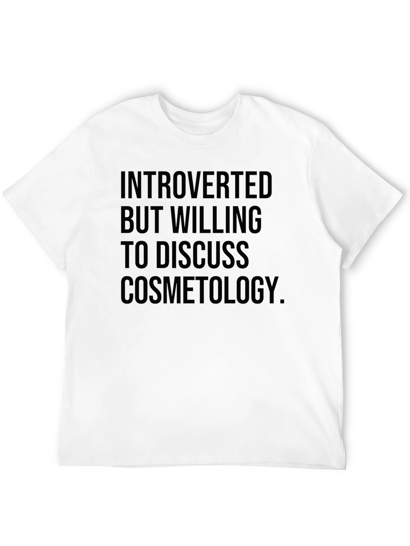 Black Introverted Cosmetology Enthusiast T-Shirt view 12