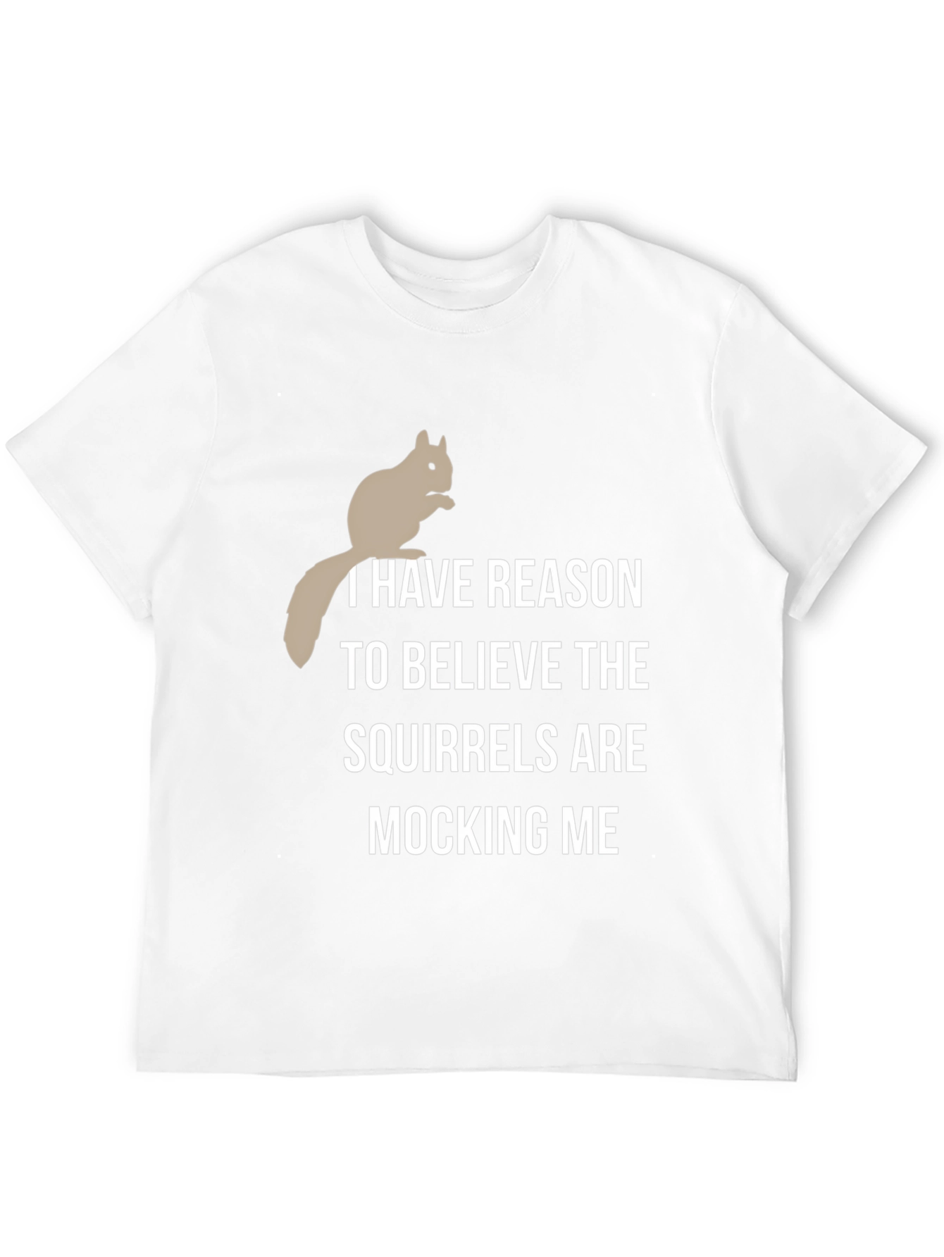 Black Squirrel Mocking T-Shirt - Humorous Graphic Tee view 12