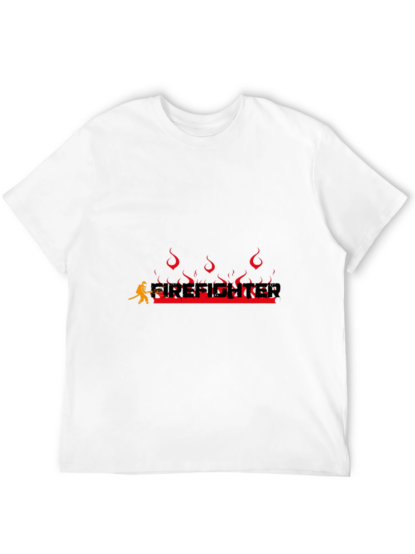 Black Firefighter T-Shirt - Bold Graphic Tee view 12
