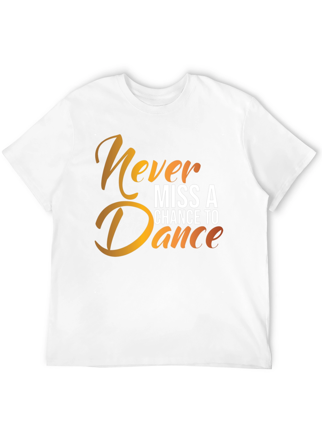 Black Never Miss a Chance to Dance Black T-Shirt view 12