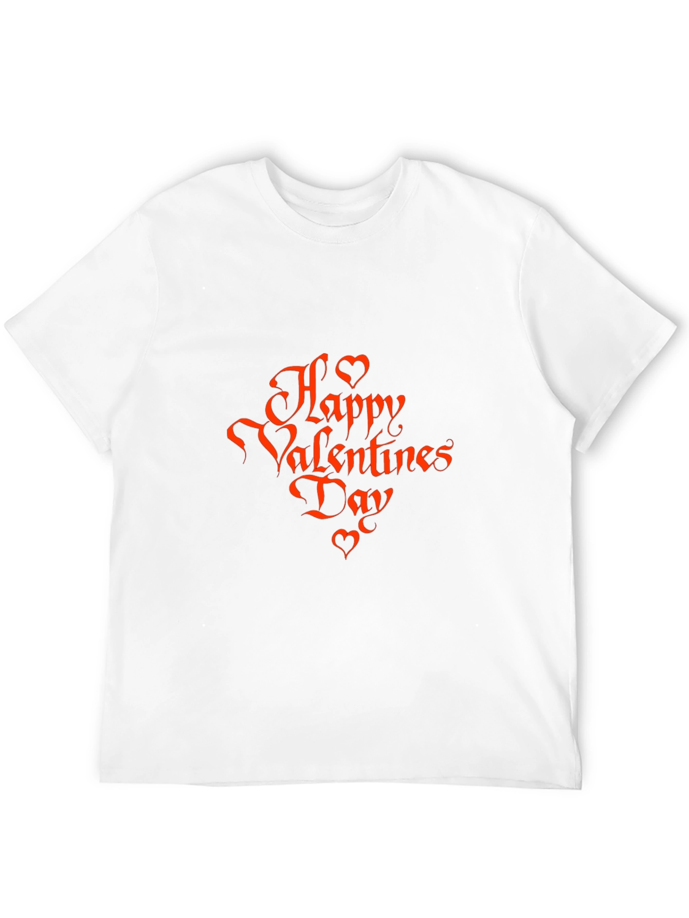 Black Happy Valentines Day Graphic Tee - Black view 12