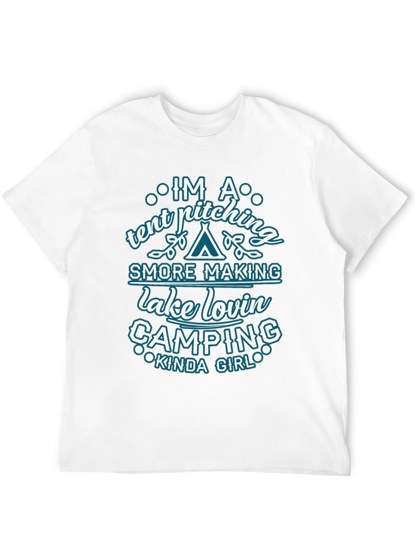 Camping Kinda Girl Graphic T-Shirt - 12