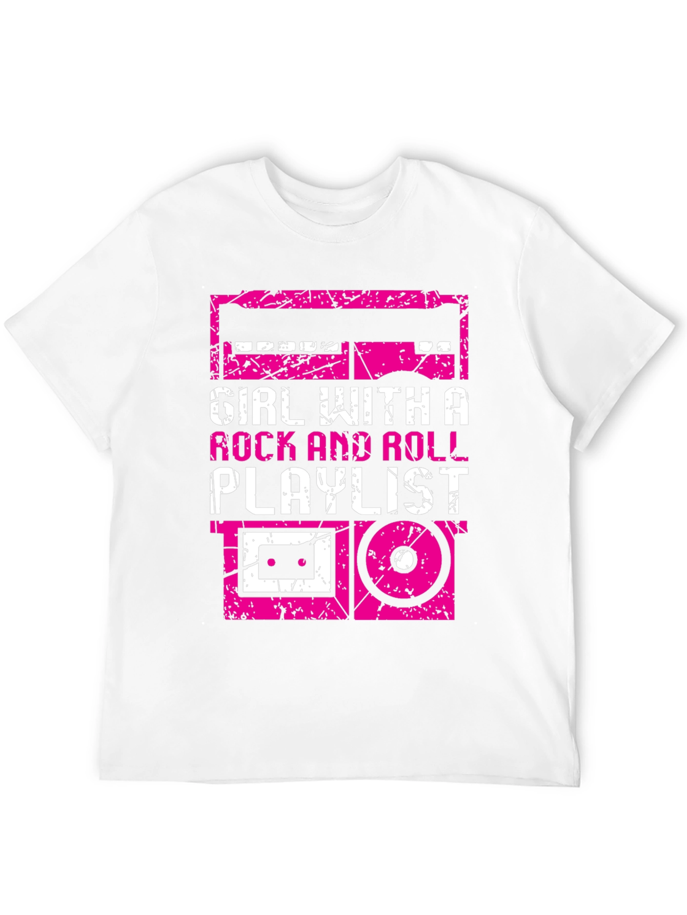 Black Rock and Roll Playlist T-Shirt view 12
