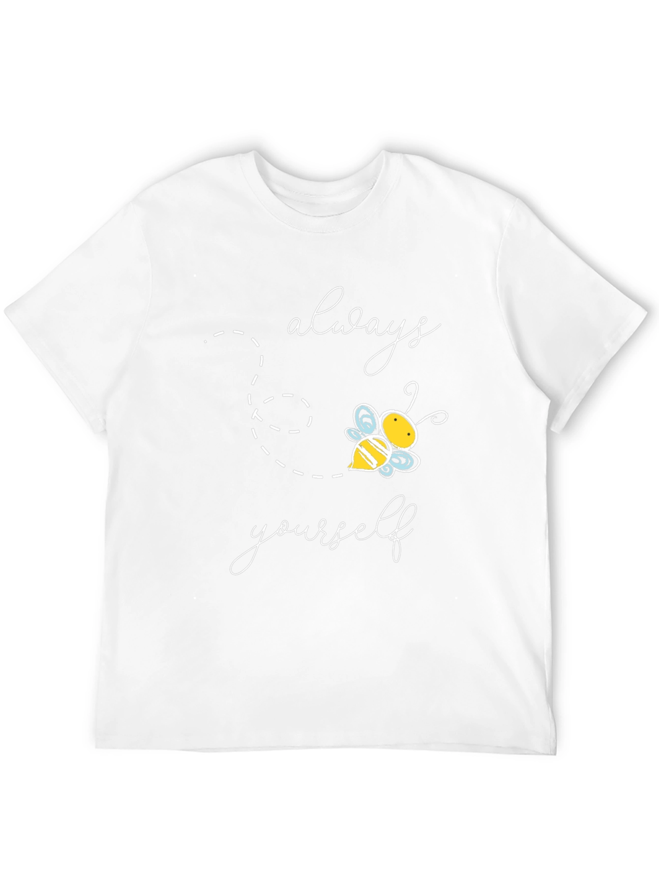 Black Always Bee Yourself Graphic Tee - Black view 12