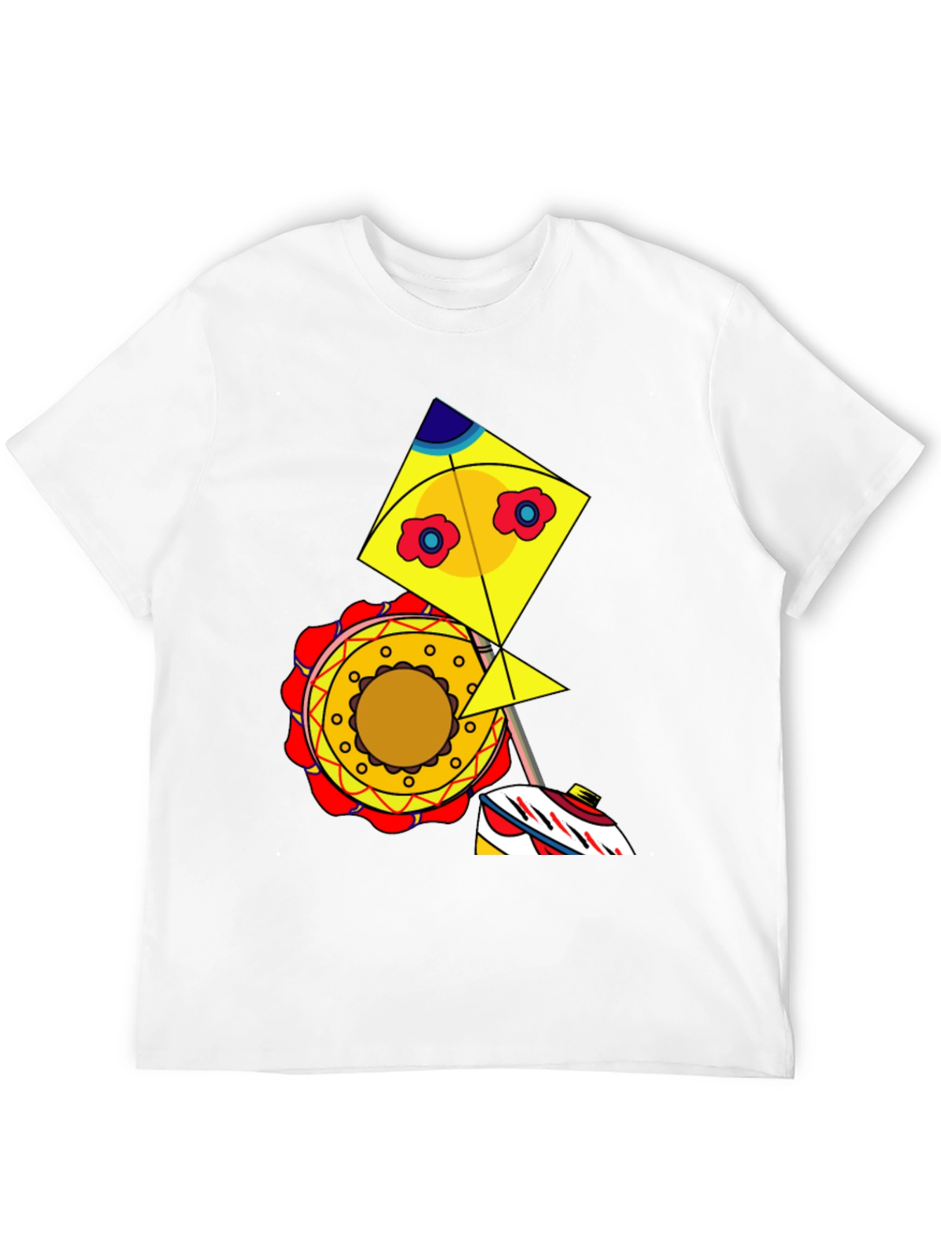 Black Kite Graphic Tee - Whimsical Design, Casual Style view 12