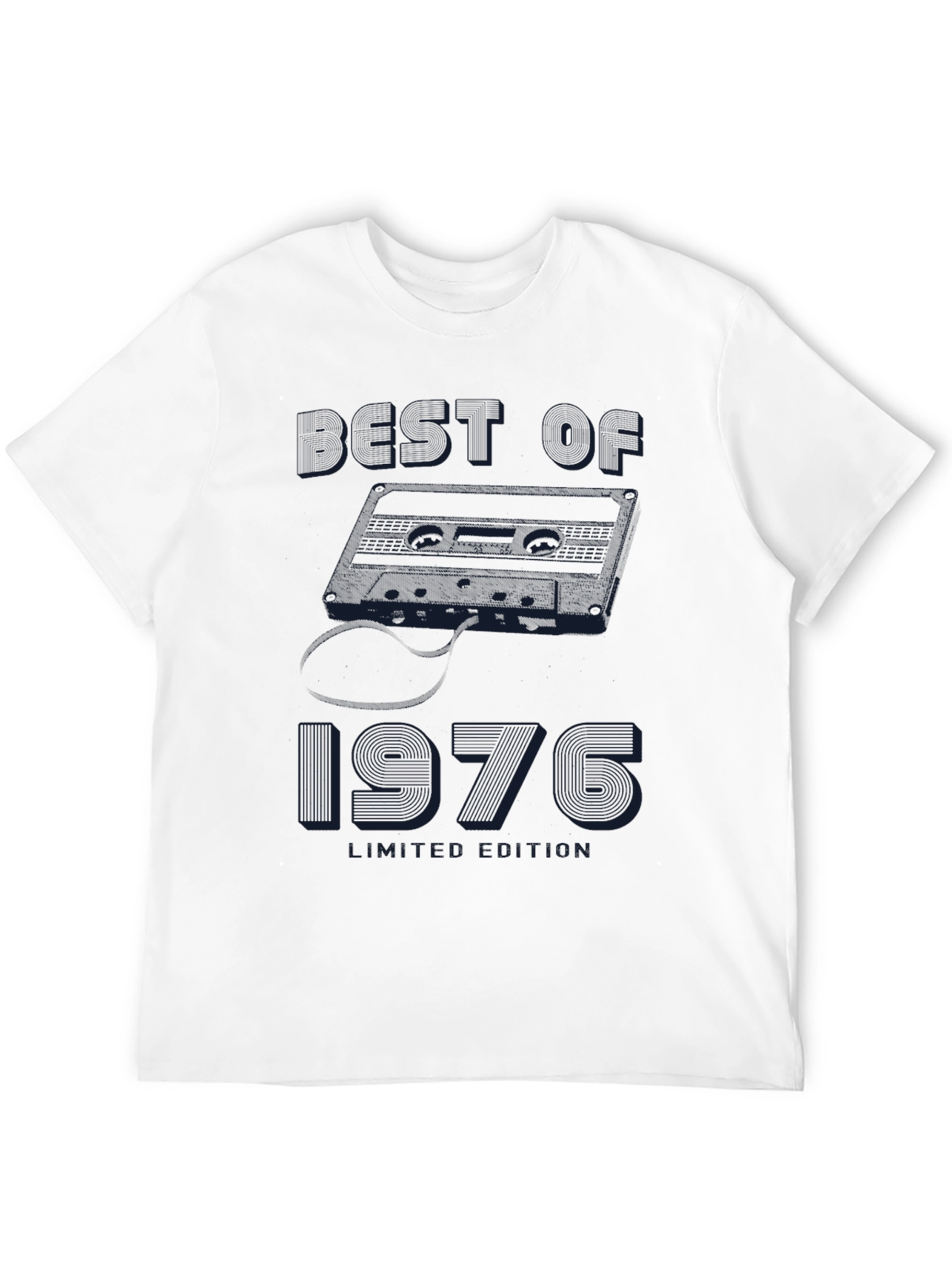 Black Best of 1976 Limited Edition Cassette Tape T-Shirt view 12