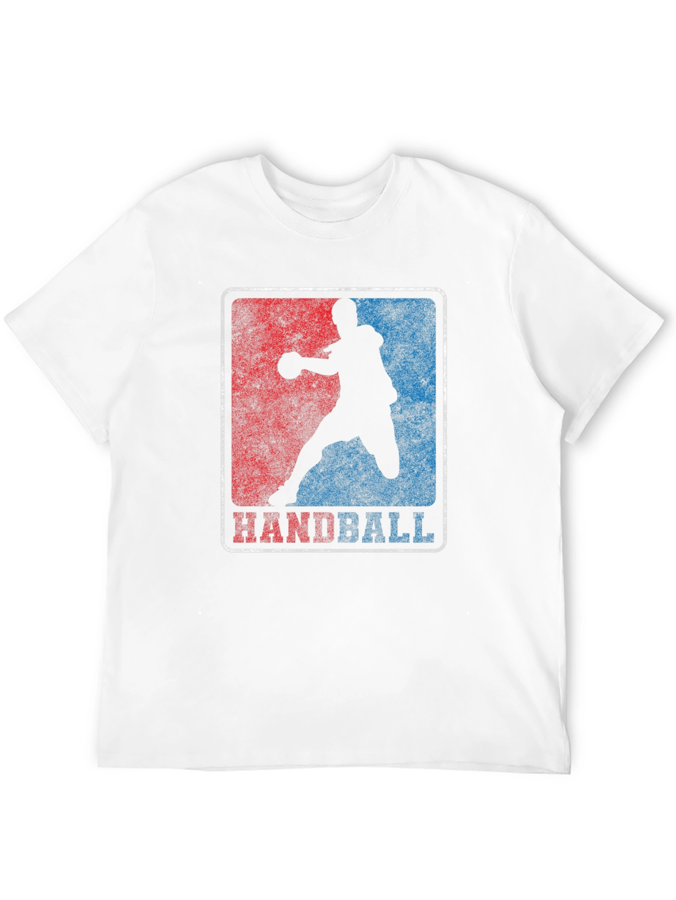 Black Handball Player Graphic T-Shirt - Sporty Retro Style view 12