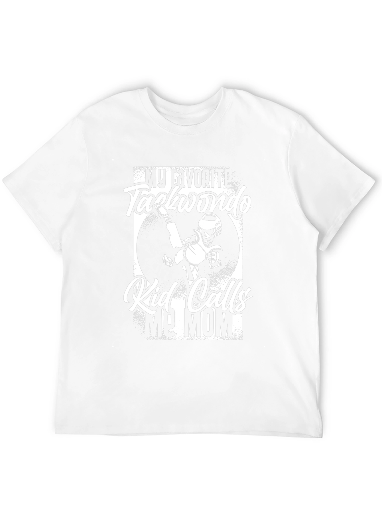 Black Taekwondo Mom T-Shirt view 12