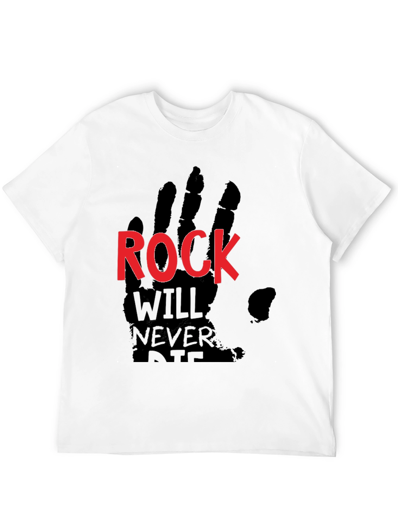 Black Rock Will Never Die Black T-Shirt view 12