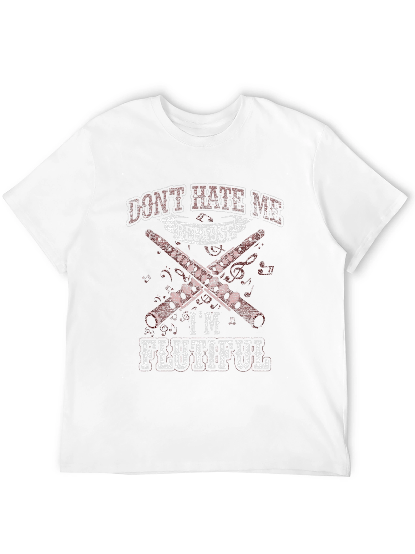 Black Don't Hate Me Because I'm Flutiful T-Shirt view 12