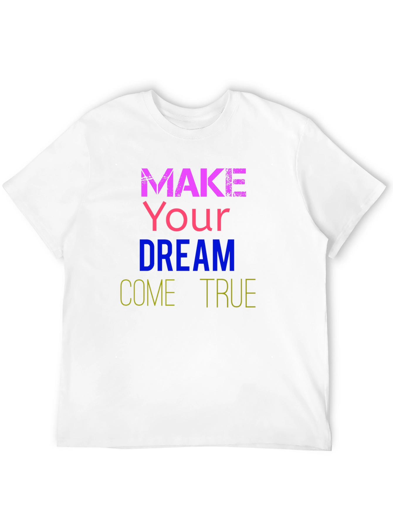 Black Dream Come True T-Shirt - Motivational Tee view 12