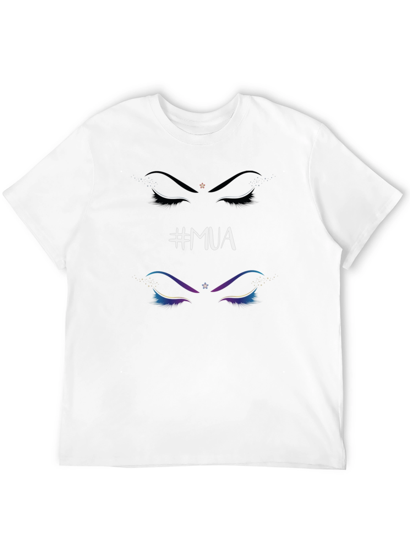 Black MUA Graphic Tee - Eyelash Design view 12