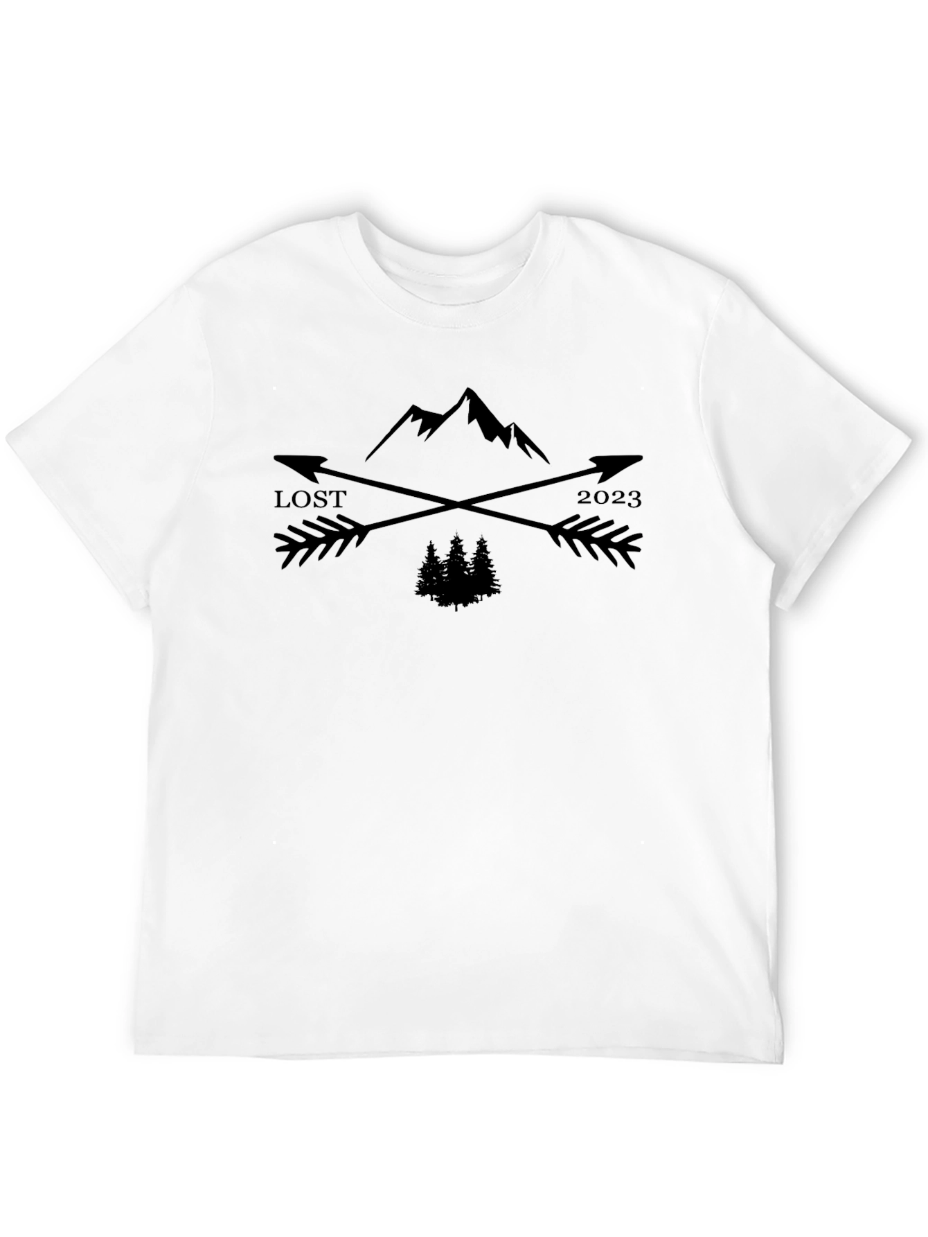 Black Lost 2023 Mountain Arrow T-Shirt view 12