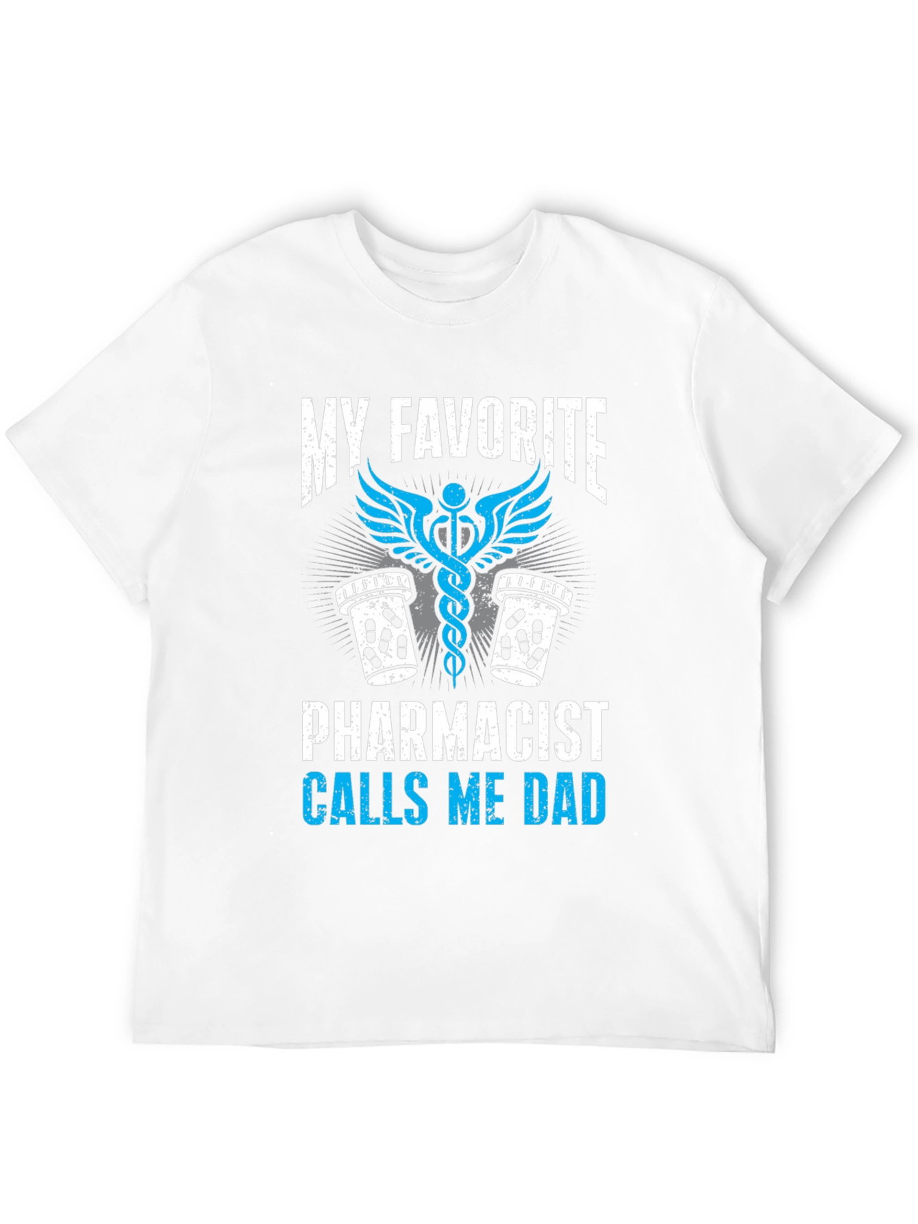 Black Pharmacist Dad T-Shirt: My Favorite Calls Me Dad view 12