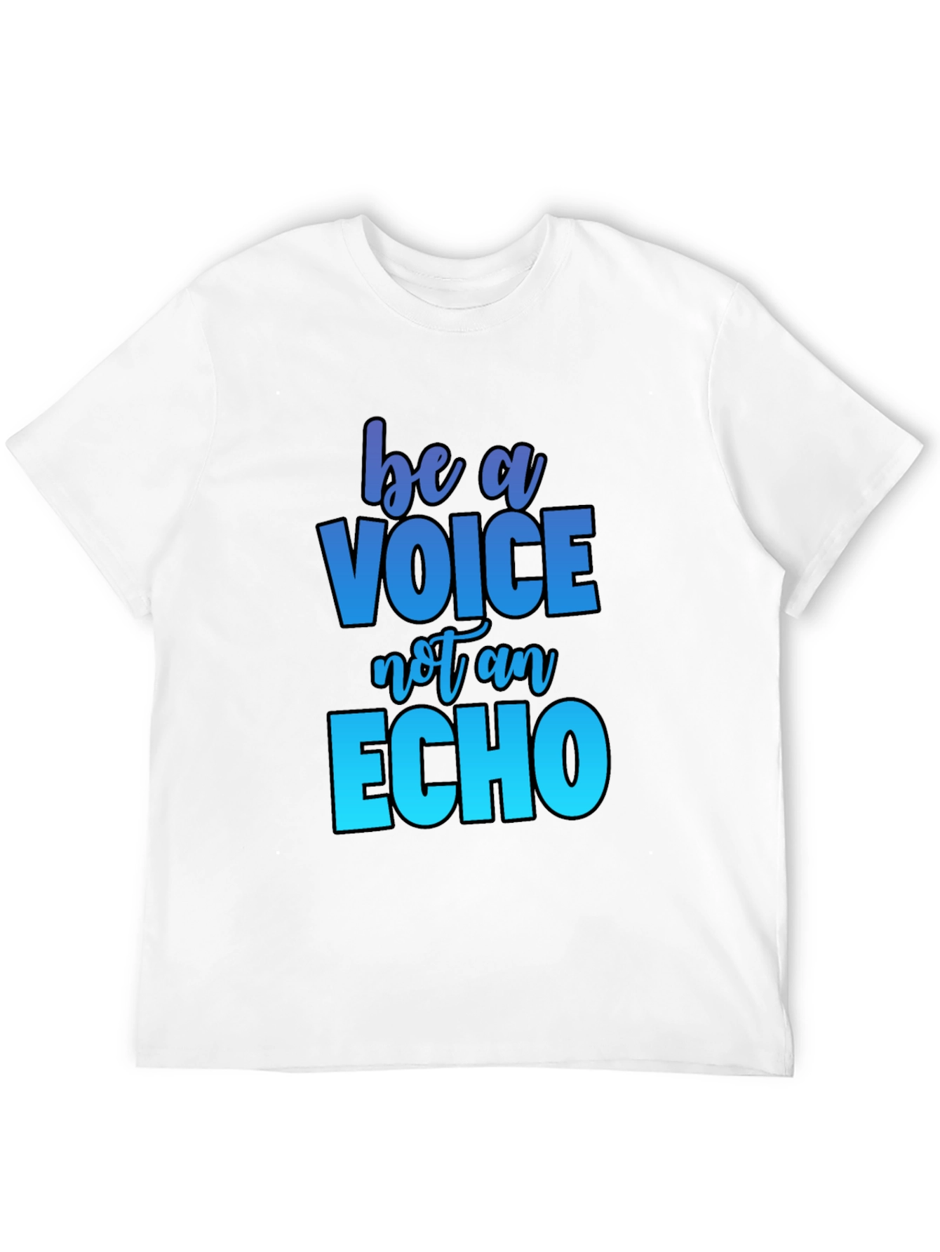 Black Be A Voice T-Shirt view 12