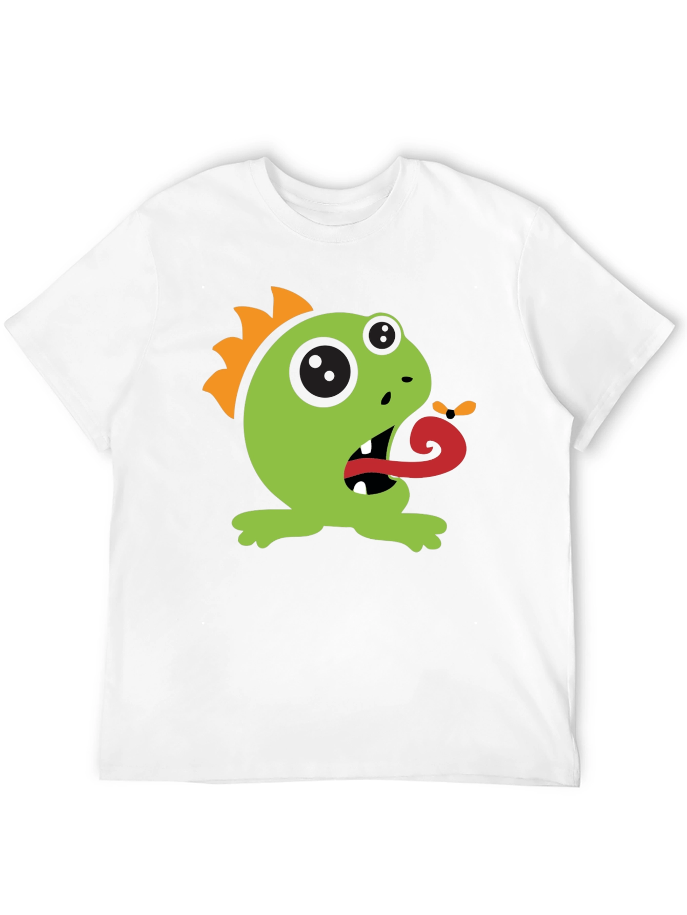 Black Cartoon Monster Graphic Tee - Black view 12