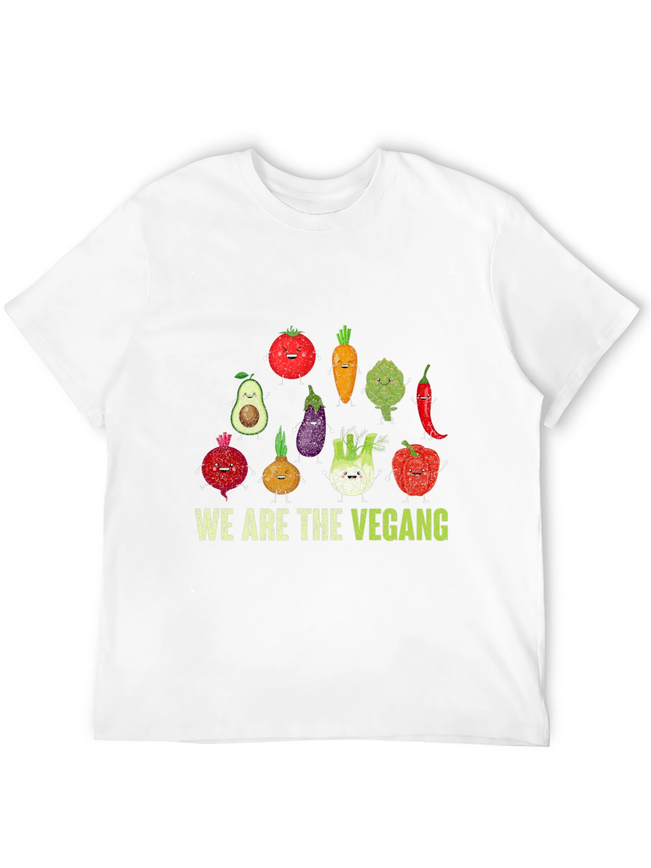 Black Funny Vegan T-Shirt - We Are The Vegang view 12