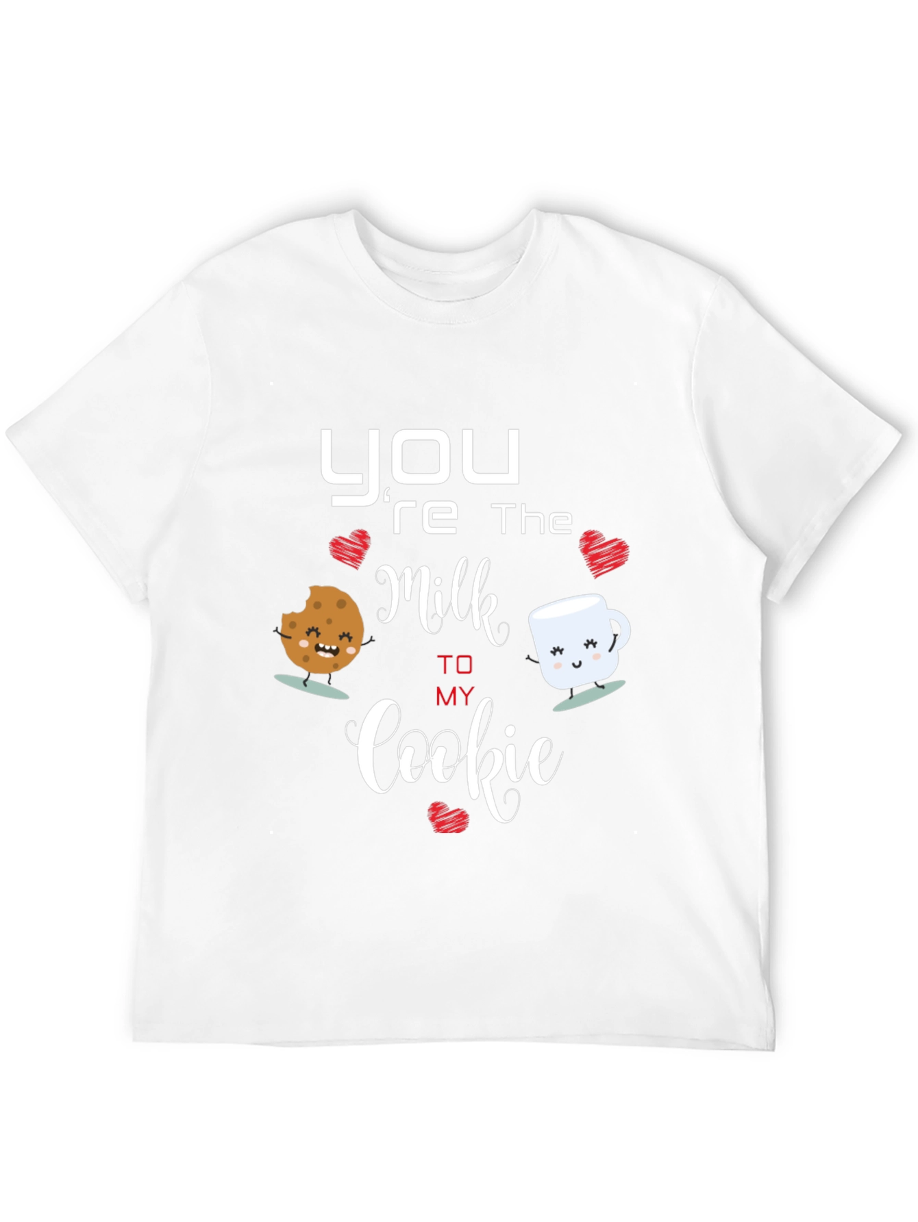 Black You're the Milk to My Cookie T-Shirt view 12