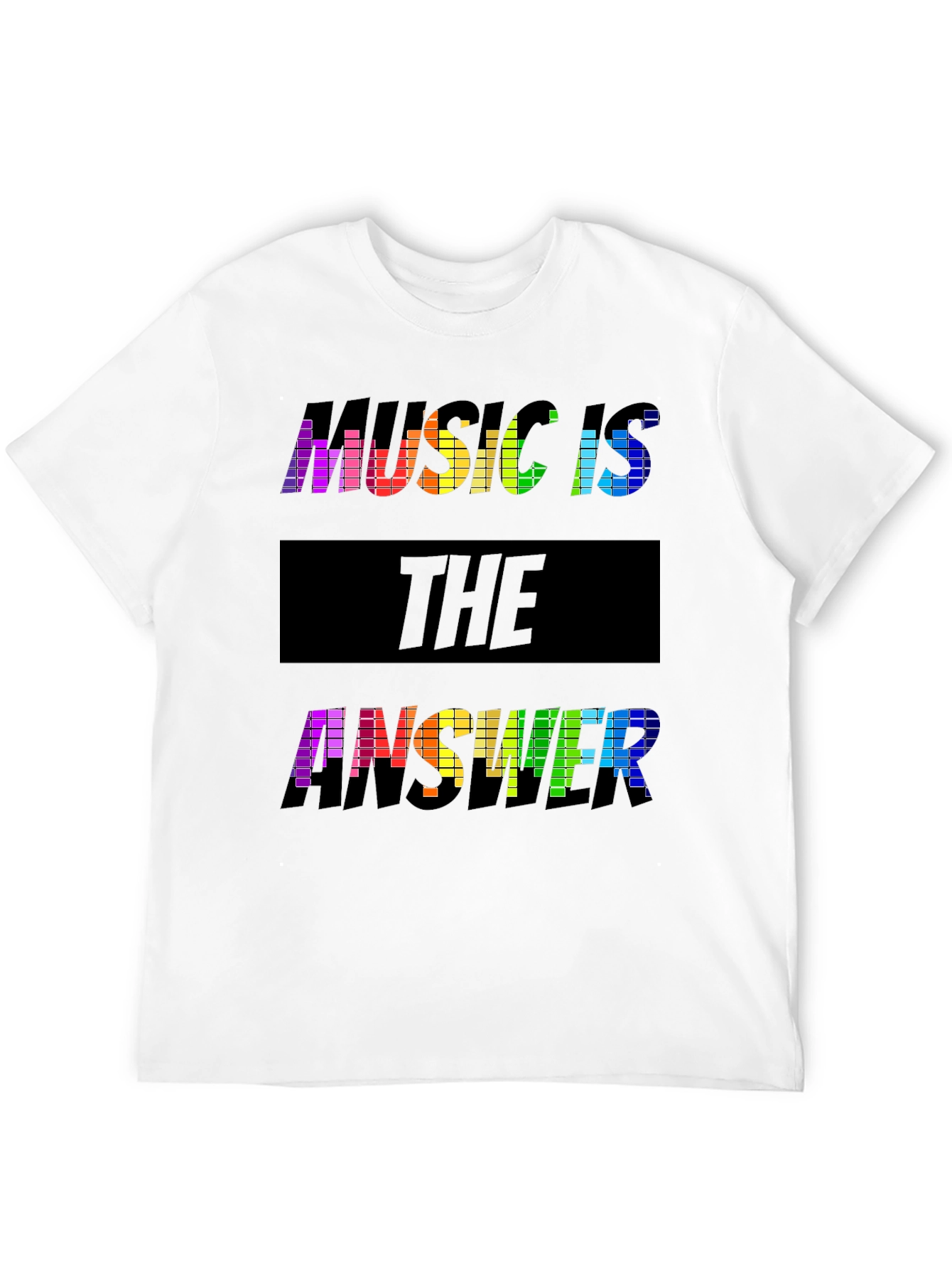 Black Music Is The Answer Graphic T-Shirt view 12