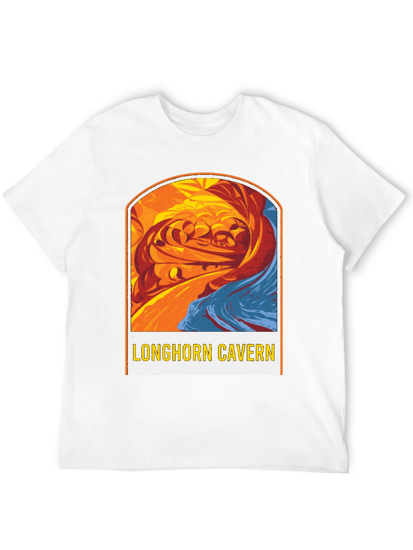 Black Longhorn Cavern Graphic Tee - Black Cotton Blend view 12