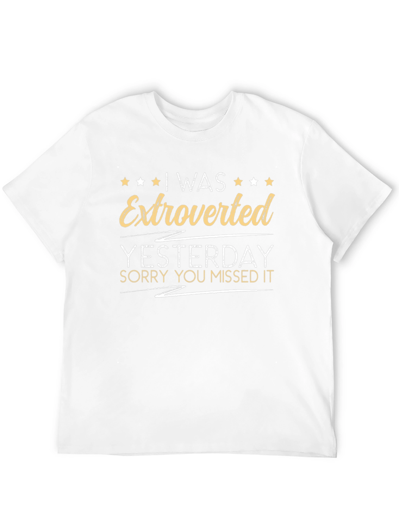 Black Introvert Humor T-Shirt view 12