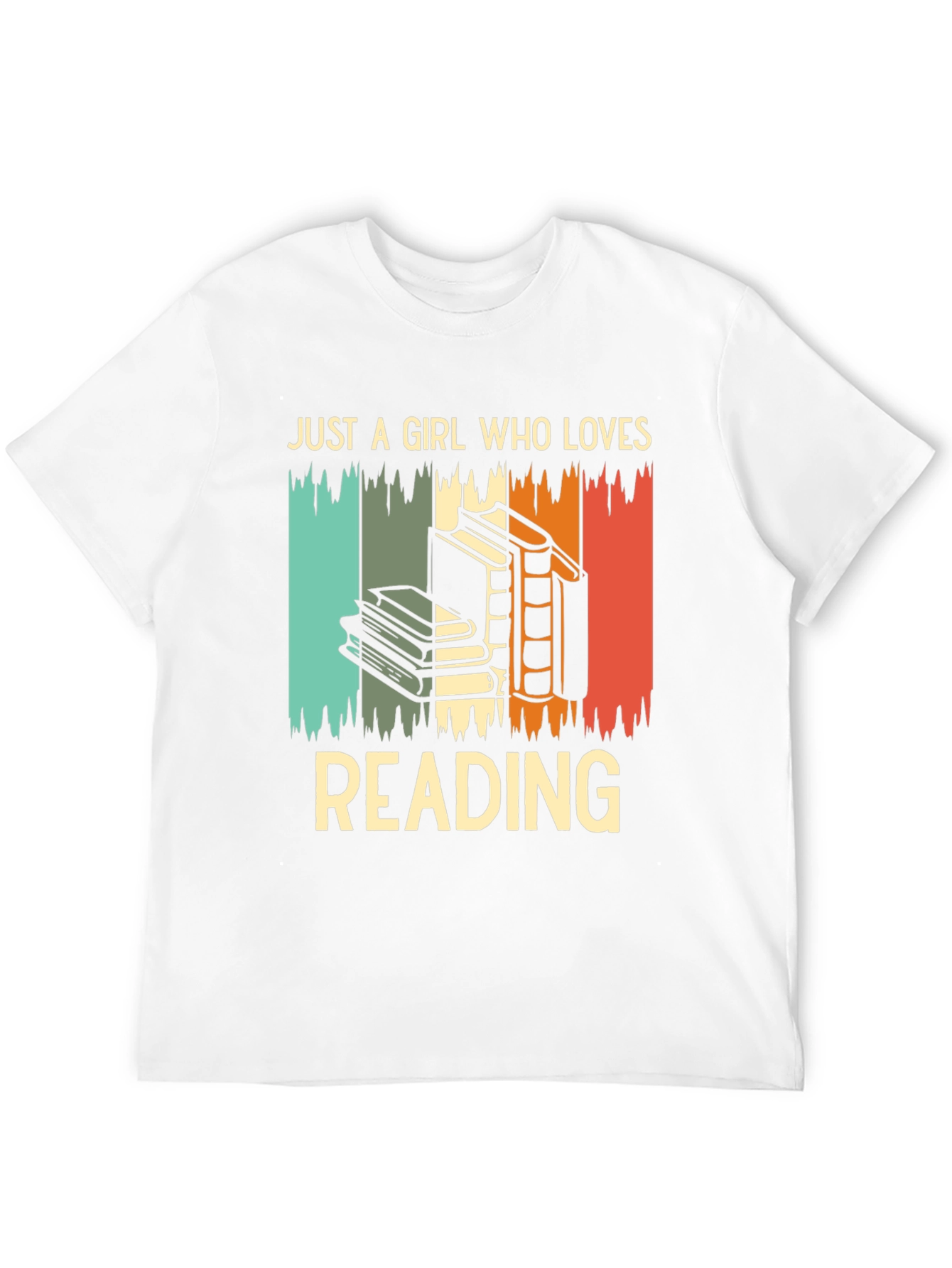 Black Retro Reading Lover T-Shirt for Women view 12