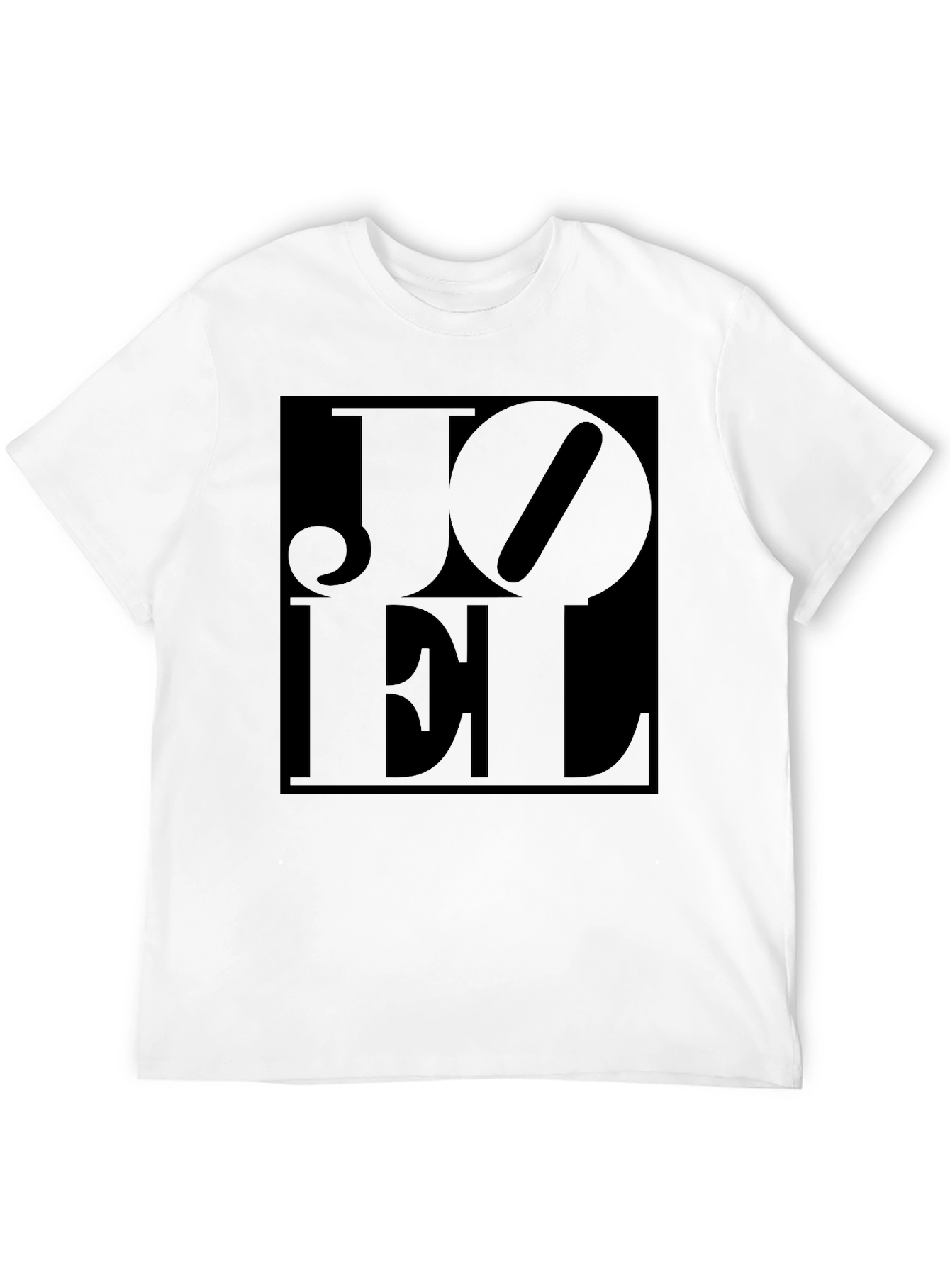Black Joel Graphic Print Black T-Shirt view 12