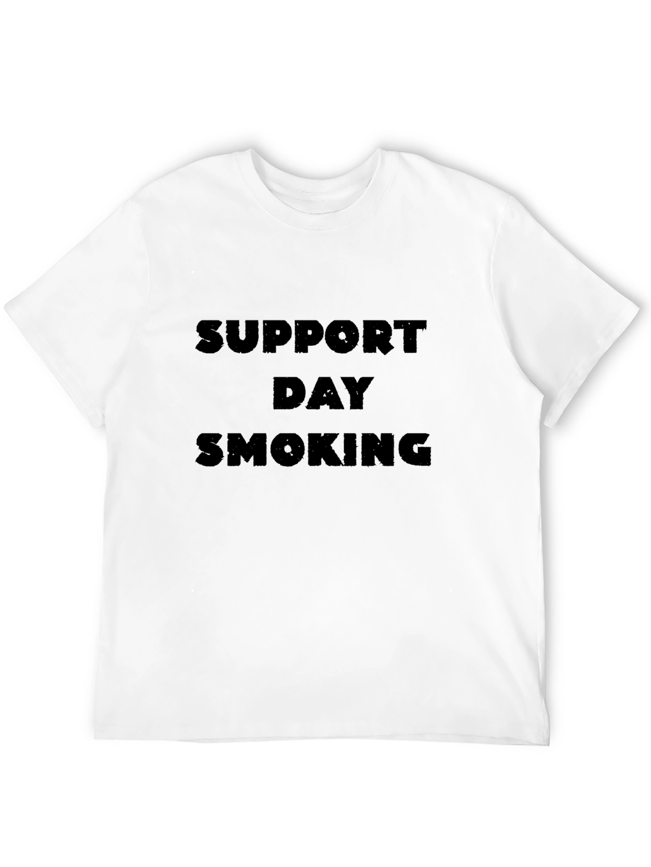 Black Support Day Smoking Black Graphic T-Shirt view 12