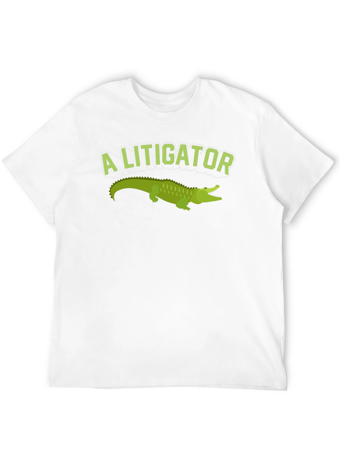 Black A Litigator Alligator T-Shirt - Funny Lawyer Tee view 12
