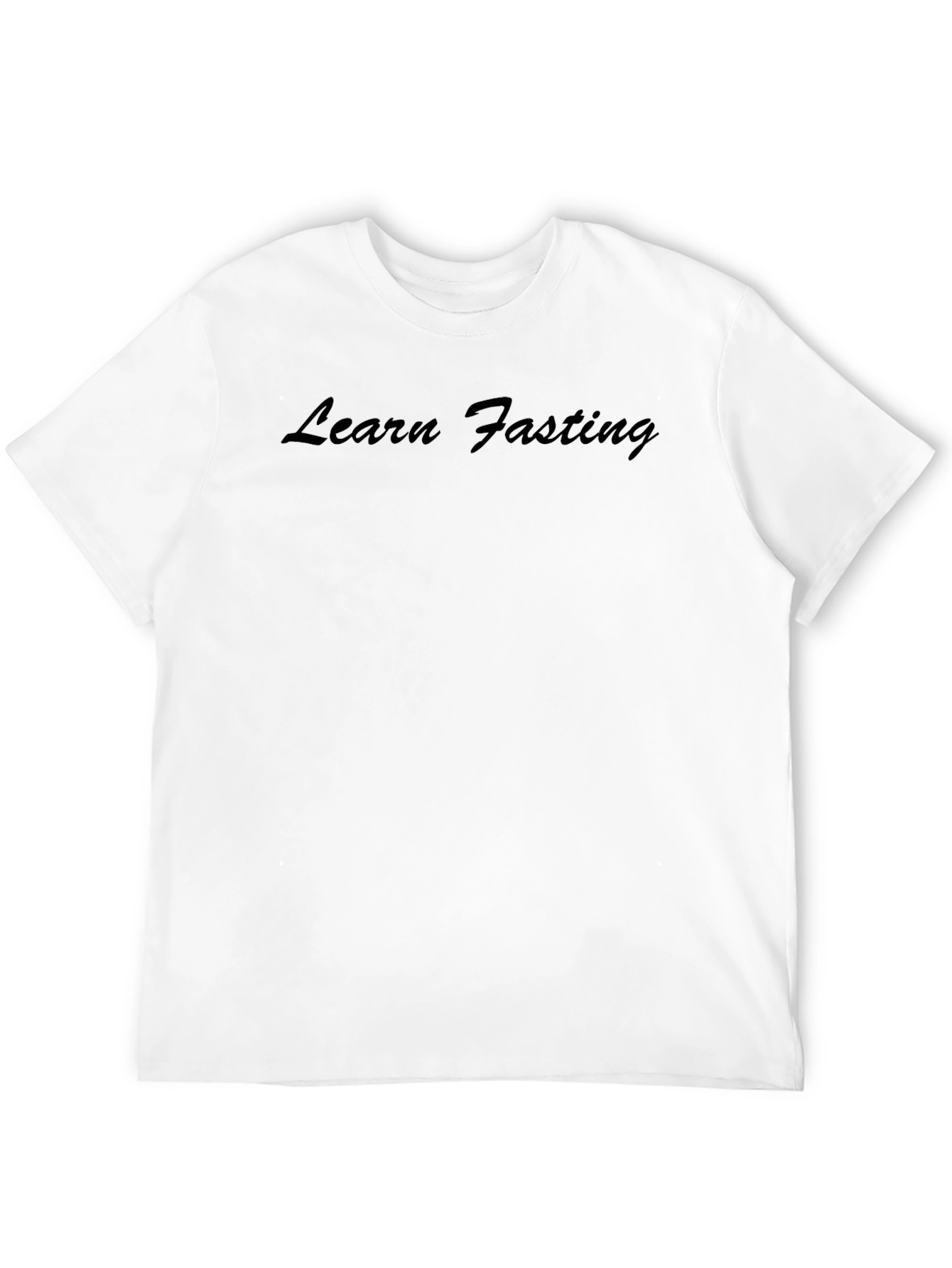 Black Learn Fasting Black T-Shirt view 12