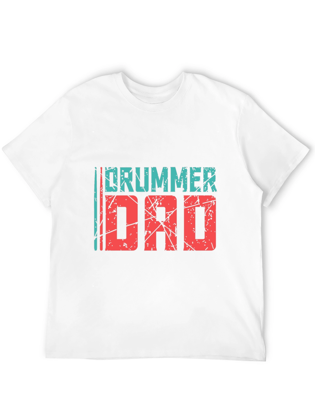 Black Drummer Dad Black Graphic Tee view 12