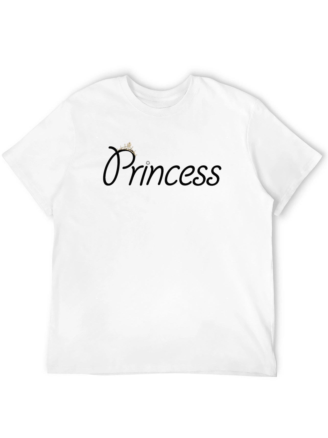 Black Princess Crown Graphic Tee - Black T-Shirt view 12