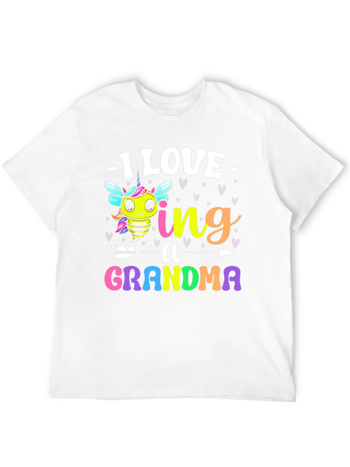 Black I Love Being a Grandma T-Shirt view 12