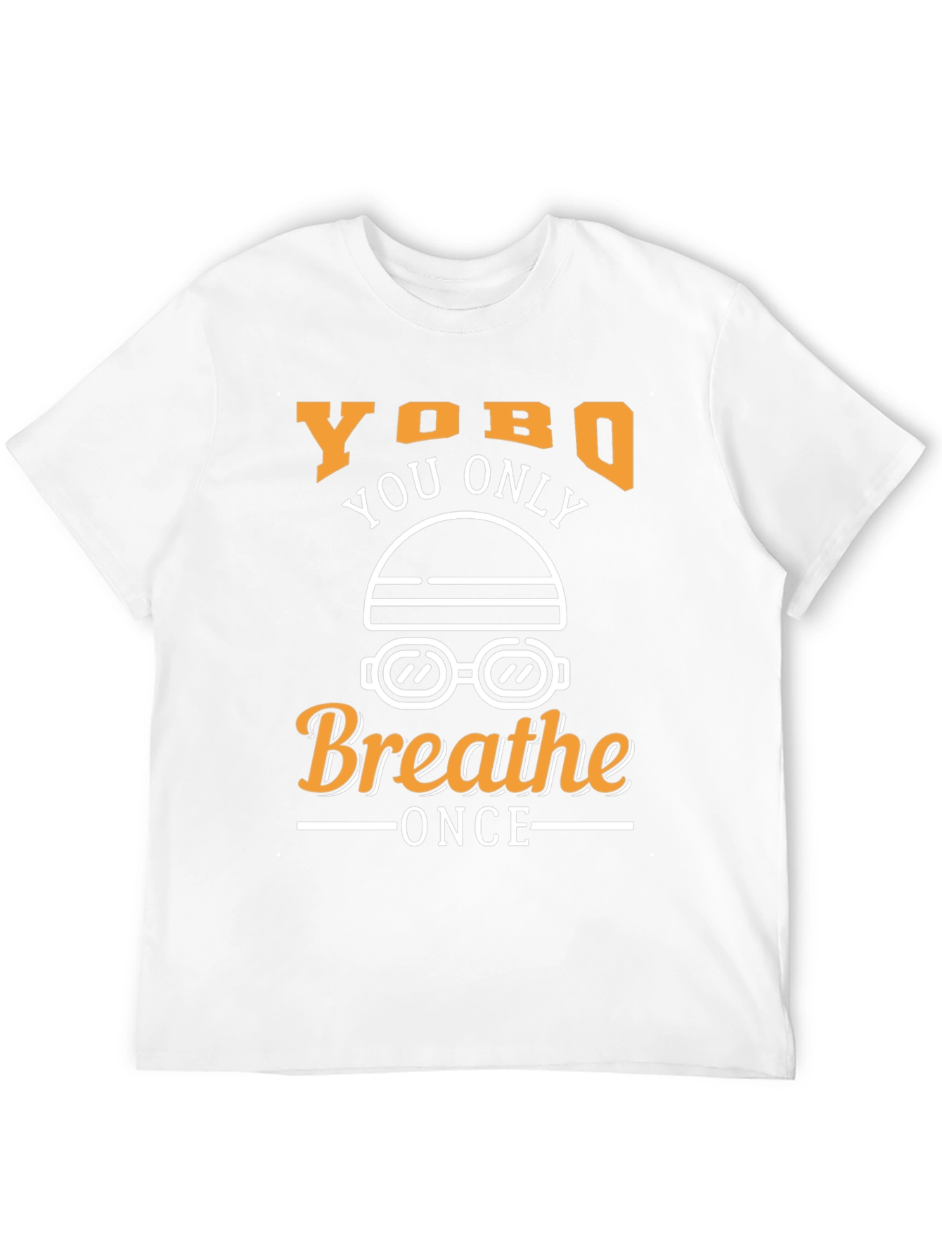 Black Yobo You Only Breathe Once Black T-Shirt view 12